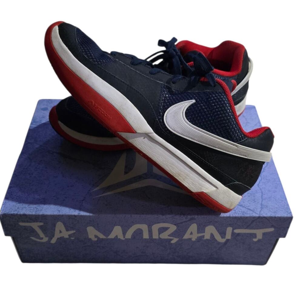 Nike Men's JA Morant 1 USA Olympic Limited Edition FQ4796-403- Men SZ 10 Shoe